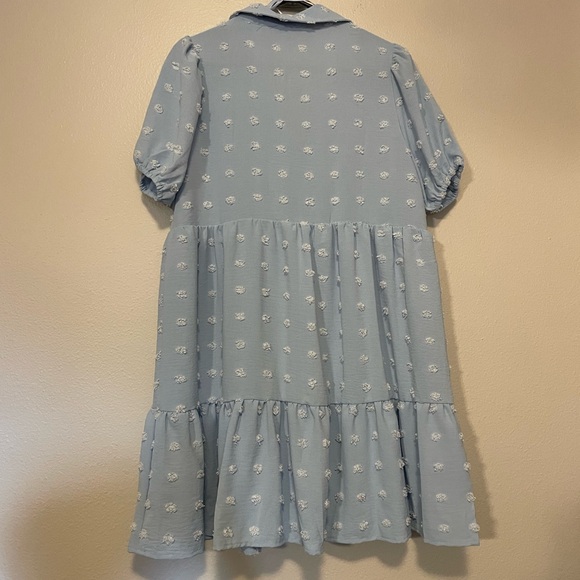 V ery J light blue dress size M - Picture 2 of 3
